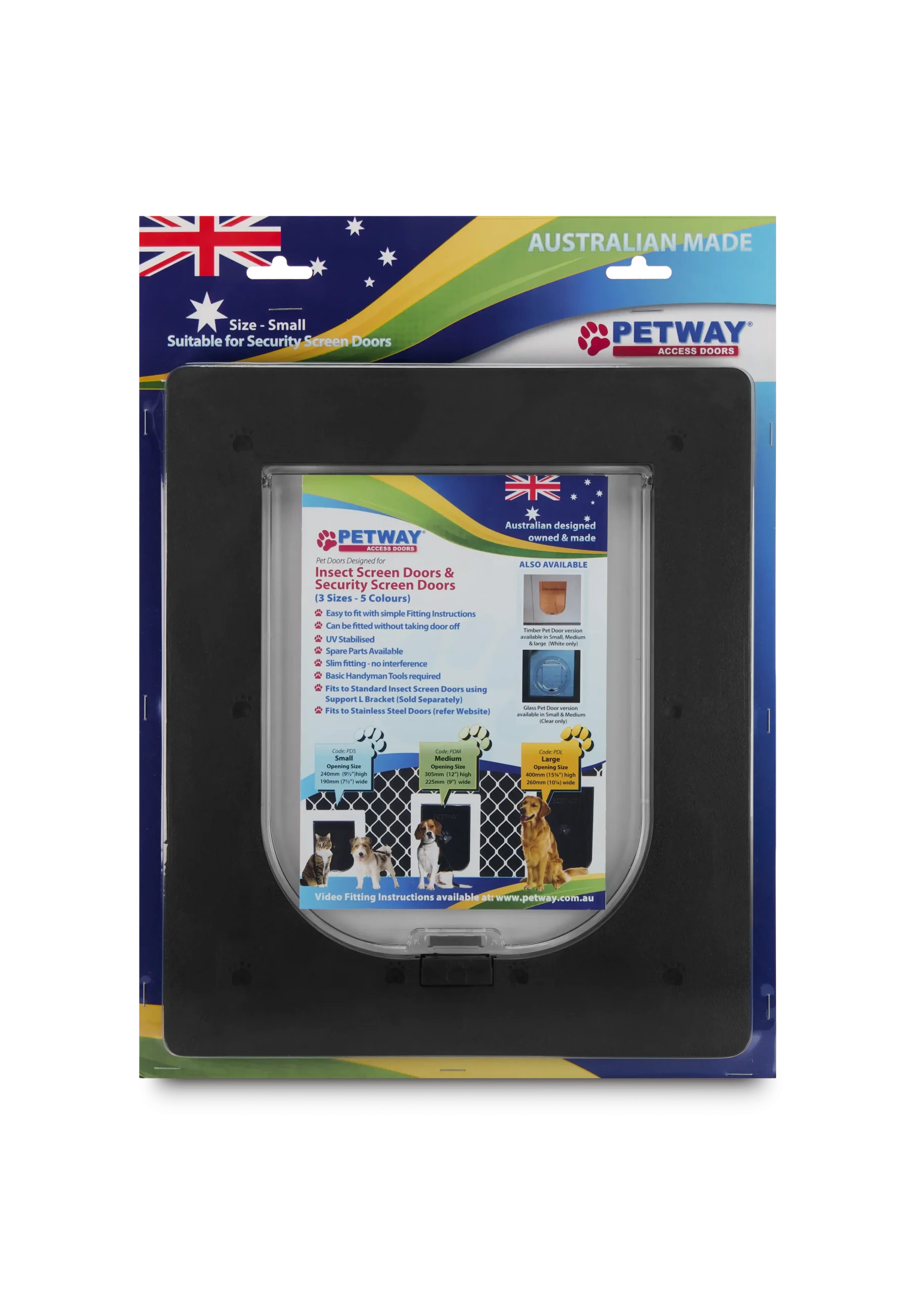 Pet door in packaging